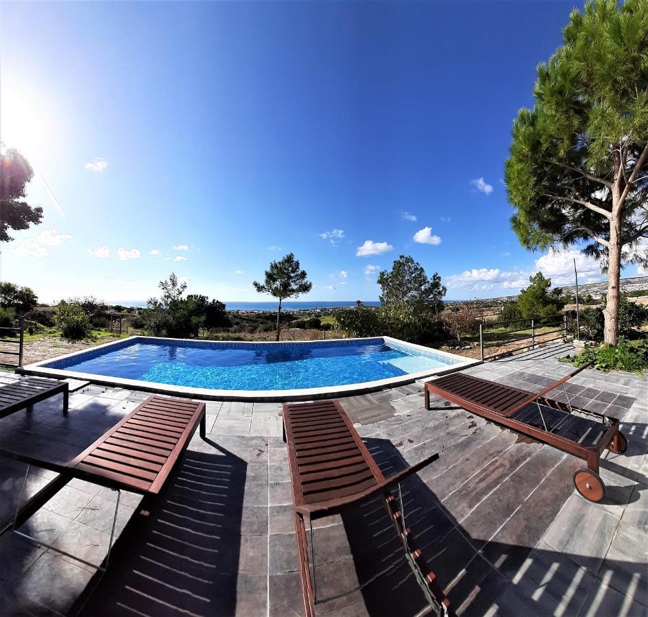 Villa Gavriel - Peyia Villa With Breathtaking Sea View, Peyia Villa With Private Pool, Secluded, Huge Outdoor Space, Mountain Views Exterior foto