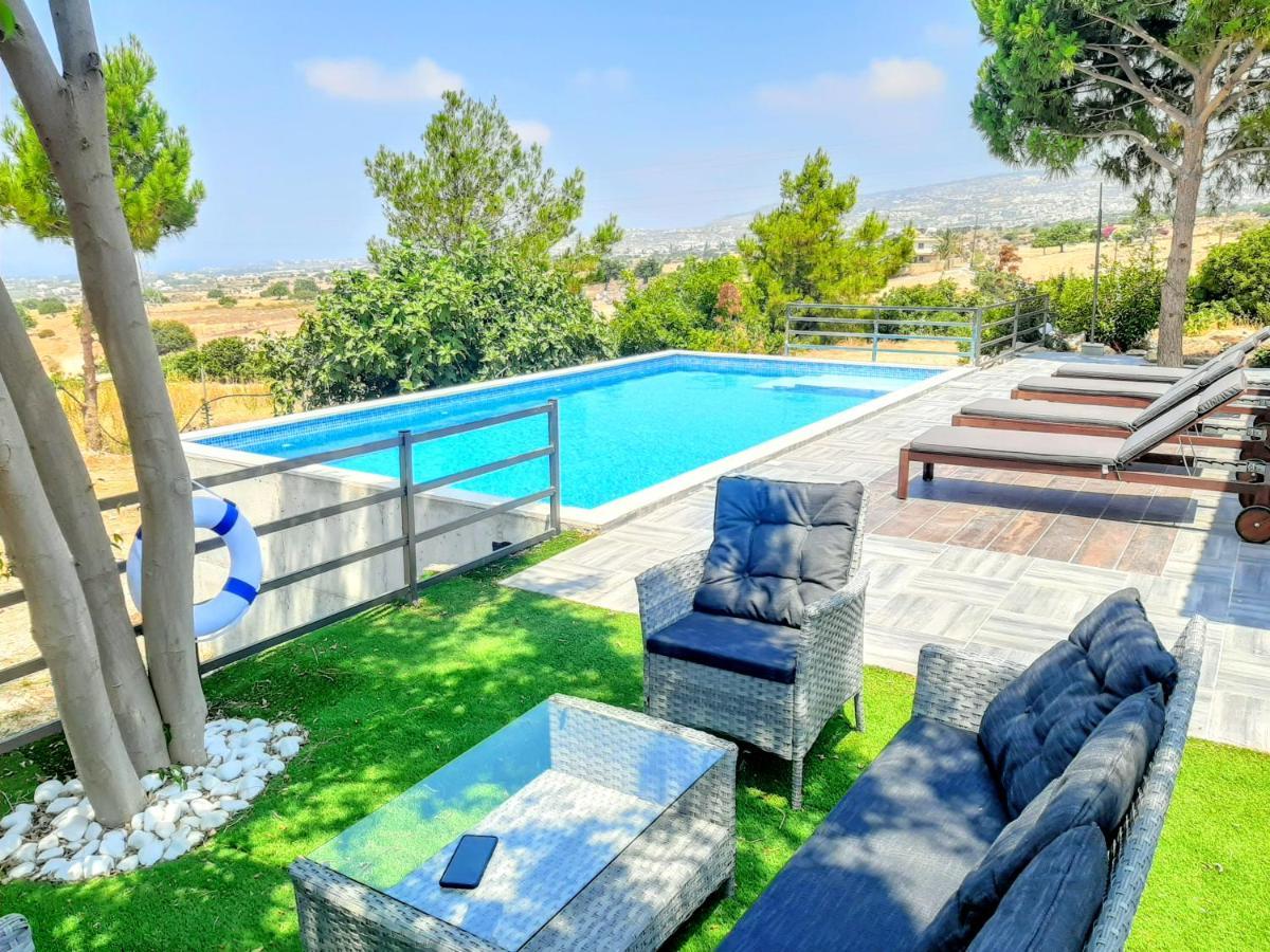 Villa Gavriel - Peyia Villa With Breathtaking Sea View, Peyia Villa With Private Pool, Secluded, Huge Outdoor Space, Mountain Views Exterior foto